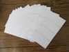 5Packets X 50Pcs Blank Self Adhesive Paper Label Stickers Home