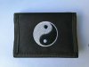 12X Black Nylon Wallets - Yin Yang Design