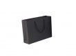 10Pcs Thick Black Kraft Paper Gift Carry Shopping Bag 30x24x12cm