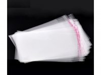 1000 Clear Self Adhesive Seal Plastic Bags 21.5x9cm