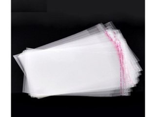 1000 Clear Self Adhesive Seal Plastic Bags 21.5x9cm