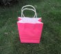 48 Bulk Kraft Paper Gift Carry Shopping Bag 27x21x11cm Pink