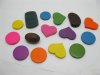 190 Colorful Wooden Beads Assorted Style