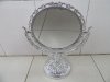 1Pc New Round Pedestal Makeup Mirror Double Sided