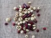 3Packet X 100Grams Wooden Round Loose Beads Assorted