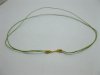 95 Green 2-String Waxen Strings For Necklace Golden Clasp 95 Green 2-String Waxen Strings For Necklace Golden Clasp