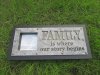 1Pc Vintage Photo Frame FAMILY Light Desktop or Wall Decor 1Pc Vintage Photo Frame FAMILY Light Desktop or Wall Decor