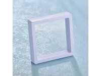 10Pcs Clear White Jewellery Boxes Multi-Purpose Gift Boxes 7x7cm
