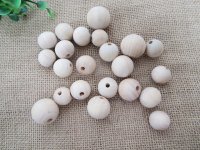 250G Natural Wooden Beads DIY Jewellery Crafts 18-25mm Dia