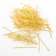 500gram Golden Plated 34mm Head Pins Jewelry Finding