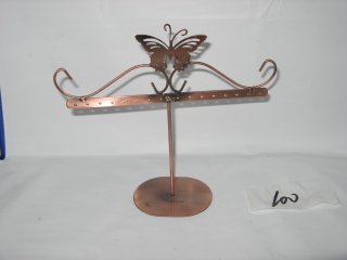 1X Copper Chandelier Butterfly Earring display Rack