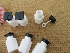 4Packs x 6Pcs Mini Bottle Graduation Hat on Top Bubble Party