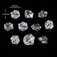 900 Clear Acrylic Ice Pieces Stones Wedding Party 14mm 900 Clear Acrylic Ice Pieces Stones Wedding Party 14mm