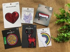 6Pcs Fabric Iron On Sew-On Seam Allowance Tailoring Aid Patches