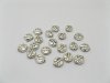 500 Metal Flat Spacer beads Jewelry finding