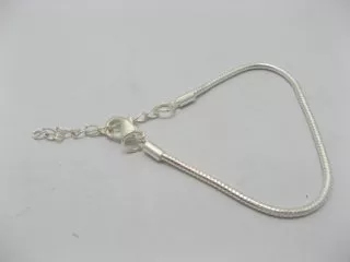 4Pcs Snake Chain Bracelets Fits European 20cm pa-s2
