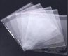 200 Clear Self-Adhesive Seal Plastic Bags 31x32cm