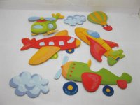 1Sheet Airplane Window Wall Room Decorative Stickers