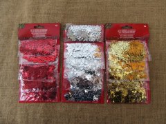 4Sheets X 5Pkts Star Etc Party Table Decoration Confetti Assorte