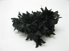 1Piece New Elastic Black Flower Scrunchies