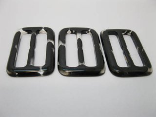 98Pcs Black Buckles 38mm Wedding Favor