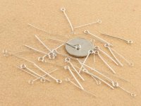 500Gram(4800pcs) Eye Pins Jewelry Finding 28mm