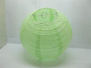 5Pcs New Plain Green Paper Lantern Wedding Favor 35cm