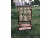 1X Easel Shape Indoor Outdoor Garden Kit Flower Plant Seeds Pot