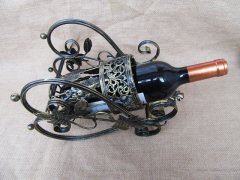 1X AntiqueBronze Red Wine Rack Bottle Bracket Holder Party Decor