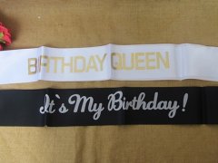 12Pcs Celebrant Sash Birthday Ribbon Sash Party Costume Supplies 12Pcs Celebrant Sash Birthday Ribbon Sash Party Costume Supplies