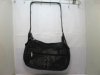 1Pc Leather Black Adjustable Shoulder Bag Handbag