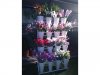 16Buckets White Flower Display Movable Shelf Stand Rack Flower 16Buckets White Flower Display Movable Shelf Stand Rack Flower