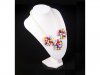 1X White Necklace Jewellery Display Bust 24cm High
