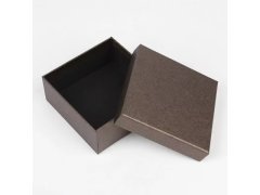 (image for) 1Pc Luxury Plain Coffee Color Gift Box Packaging Box 21x19x8.5cm