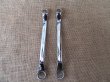 2Pcs Ratchet Spanner Wrench Set Double Ended Box 14/15mm (image for) 2Pcs Ratchet Spanner Wrench Set Double Ended Box 14/15mm