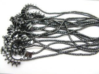 10 Fashion Fan Design Hematite Necklaces wholesale