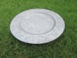 (image for) 5Pcs Rustic Gray Metal Tin Round Sousplat Collectibles Homewares
