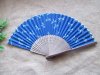 10Pcs New Silk Cloth Flower Etc Printed Folding Hand Fans Assort