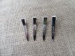 (image for) 12Sheets X 5Pcs Hair Clips Base Jewelry Finding 45mm Long