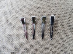(image for) 12Sheets X 5Pcs Hair Clips Base Jewelry Finding 45mm Long