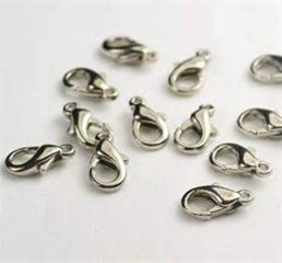 500 Nickle Color Lobster Claw Clasps Jewellery Finding 12mm