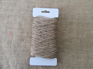5Rolls x 50m Burlap Rope Hemp Cord Thread Jute String Roll 2mm