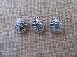 20Pcs Alloy Zinc Filigree Beads
