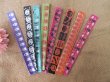 (image for) 50 Halloween Theme Reflective Magic Ruler Slap Band Bracelets