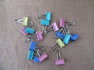 2x40Pcs Binder Clips File Paper Clip Stationary Office Use