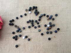 (image for) 250g Round Lava Stone Beads Gemstone Beads Etc DIY Jewellery Mak