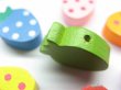 (image for) 200Pcs Strawberry Wooden Beads Mixed Color