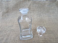 (image for) 10Pcs Plain Design Glass Perfume Bottles Wine Bottles