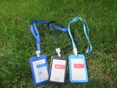 (image for) 4Pktx3Pcs Plain Certificate Identity Card Holder Employee ID