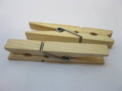(image for) 72 New Wooden Clothes Pegs / Pins 70mm Long